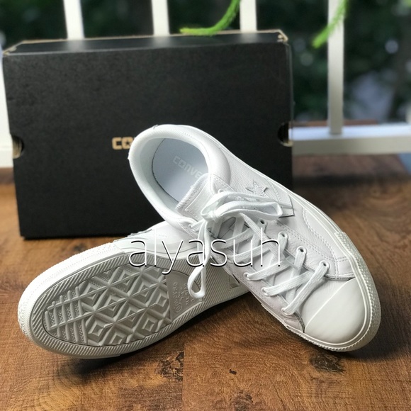 NWT Converse Ctas HI Player OX White M AUTHENTIC - Picture 7 of 8